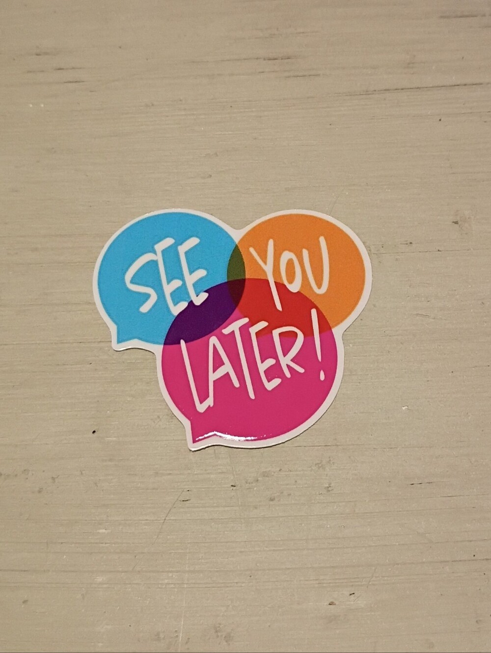 10/$10 Stickers Decals - See You Later Bubbles Multicolored - Brand New